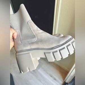 Chelsea platform boots -Brand New In box